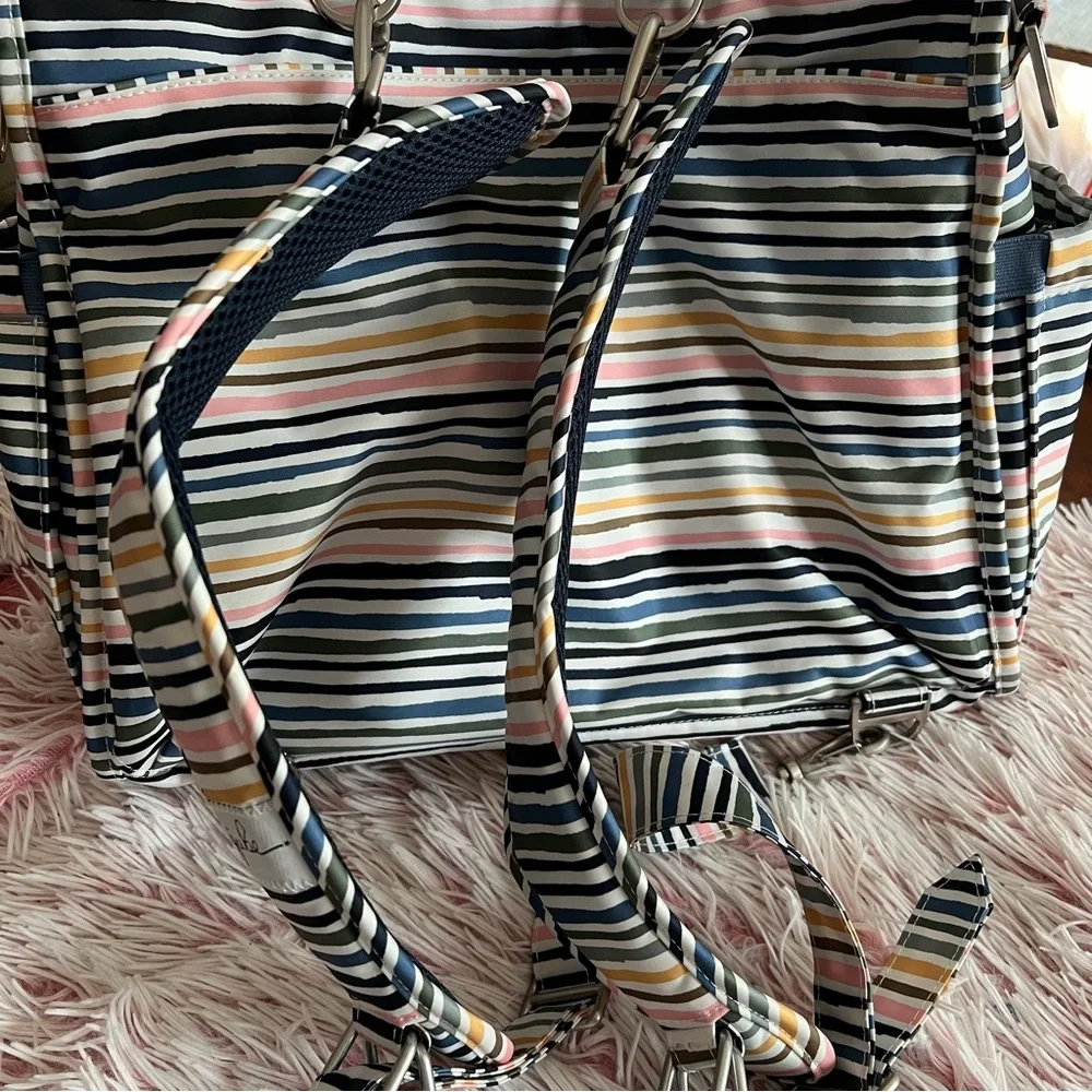 Ju-Ju-Be Striped Multi-Color Baby Bag